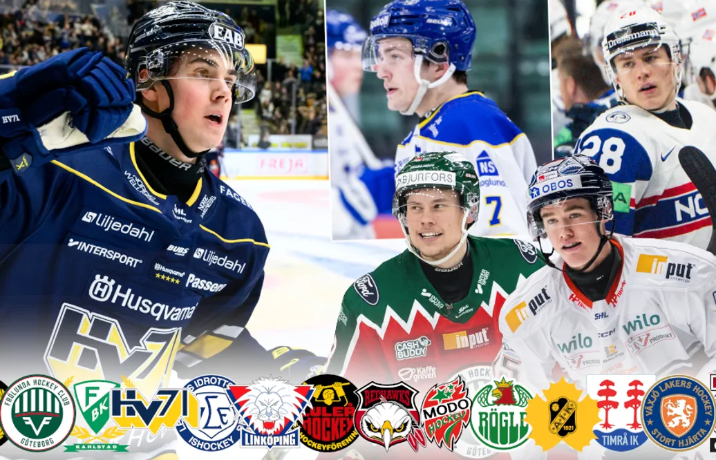 Rasmus Kågström: 14 SHL-lag – 14 genombrott