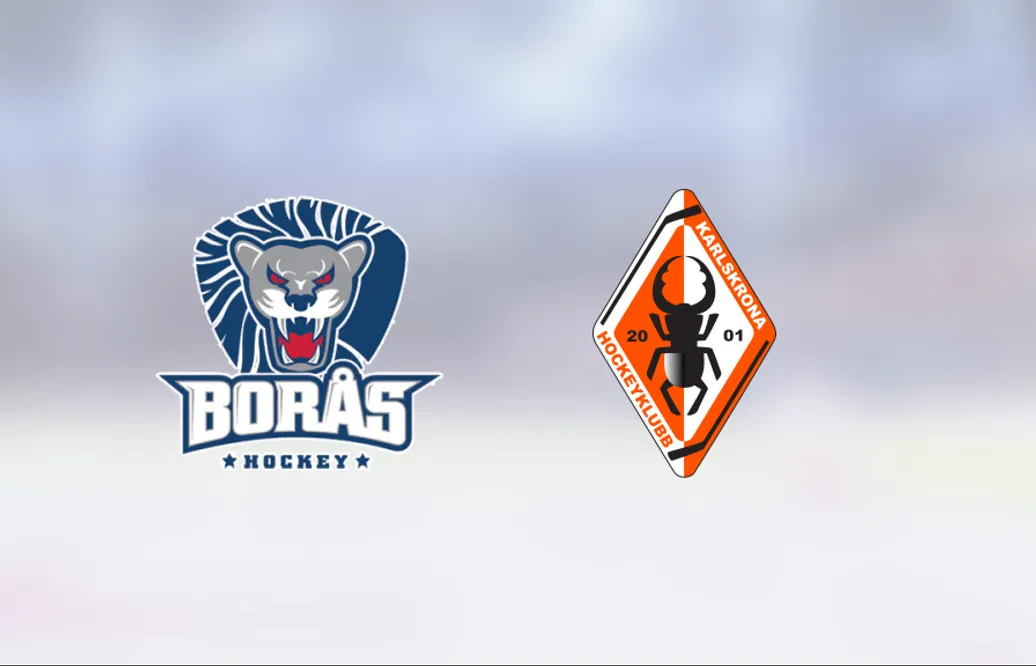 Karlskrona vann en uddamålsseger borta mot Borås