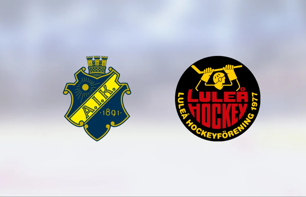 AIK tog bonuspoängen hemma mot Luleå