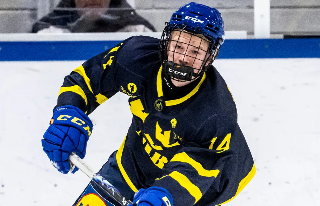Joakim Dahl klev fram i helgens sista match för U17-landslaget. 