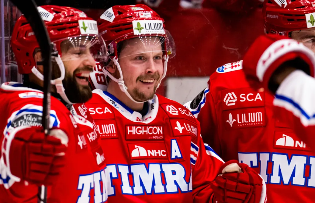 Robin Hanzl och Jonathan Dahlén klev fram för Timrå – sänkte Leksand