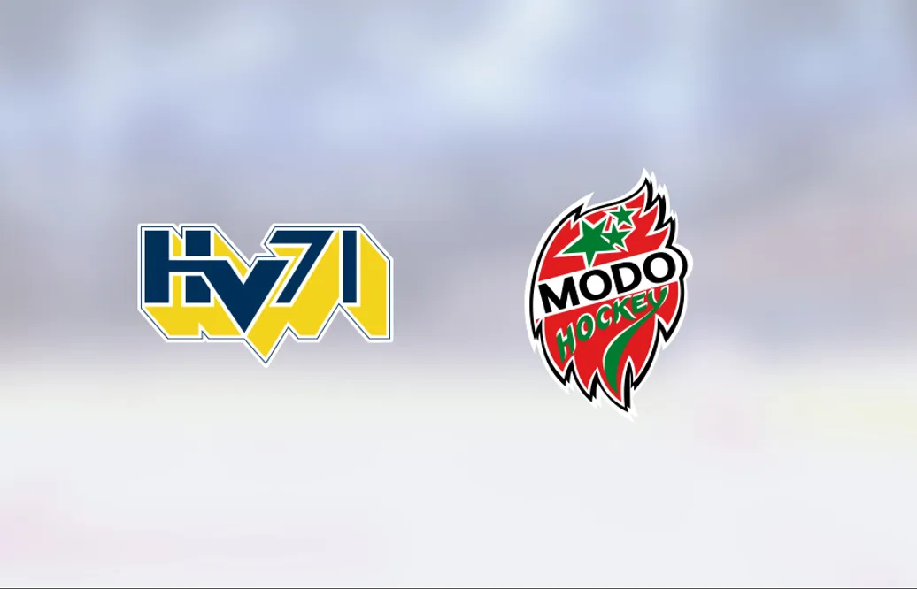 Stark seger för HV 71 i toppmatchen mot Modo Hockey