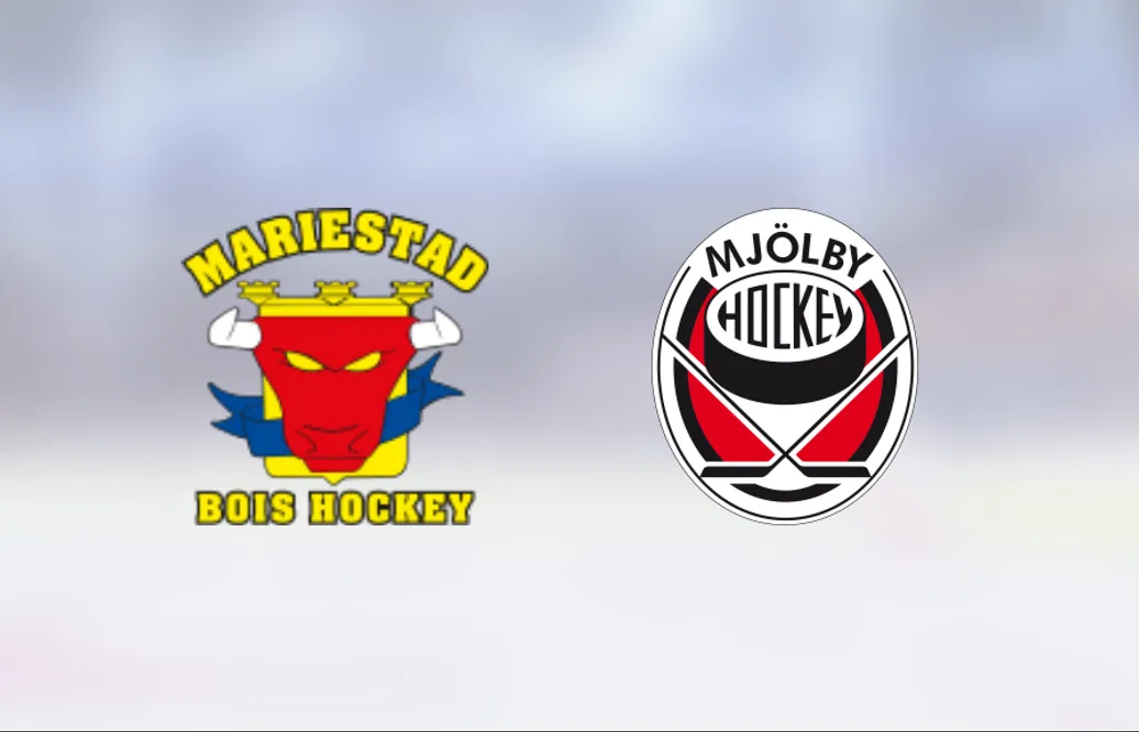 Jesper Lindén det stora utropstecknet när Mariestad slog Mjölby