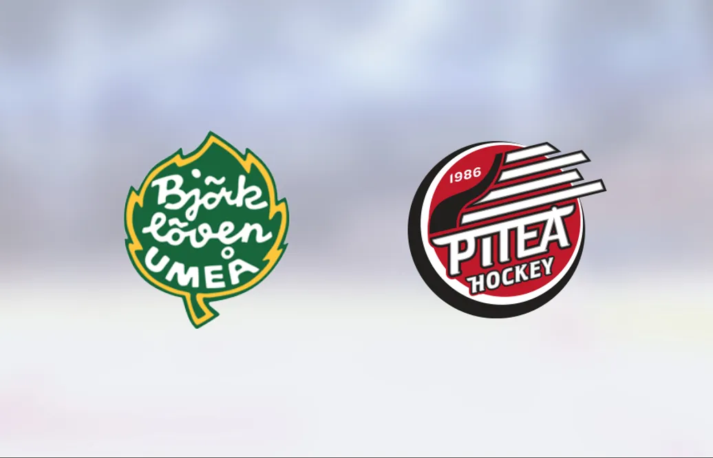 Sju raka segrar för Björklöven – efter 2-0 mot Piteå