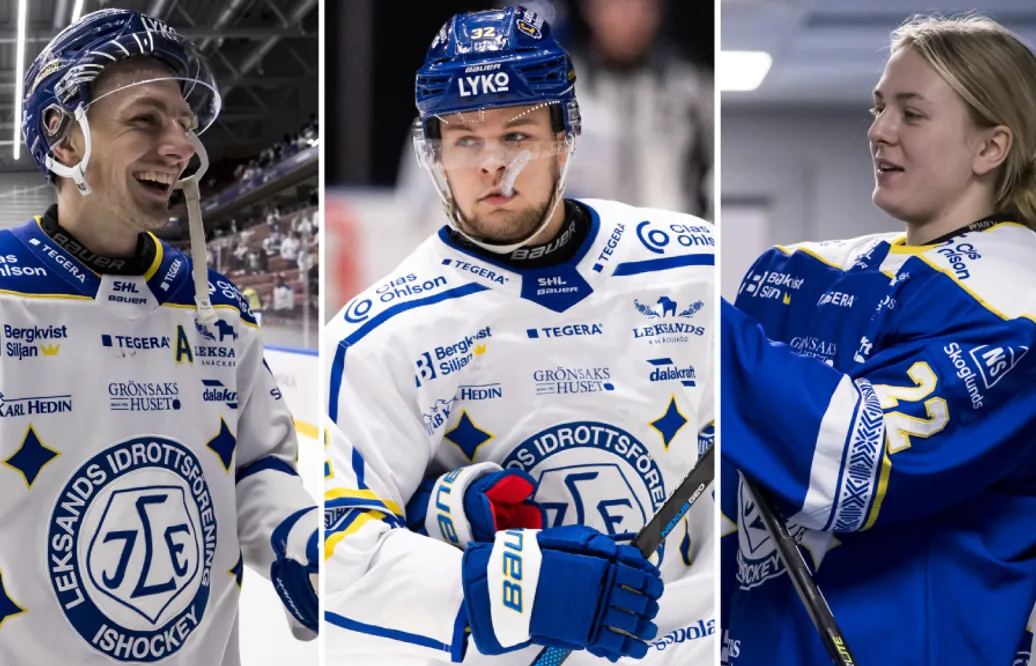 Patrik Norén, Jesper Kandergård och Agnez Svensson förlänger med Leksand