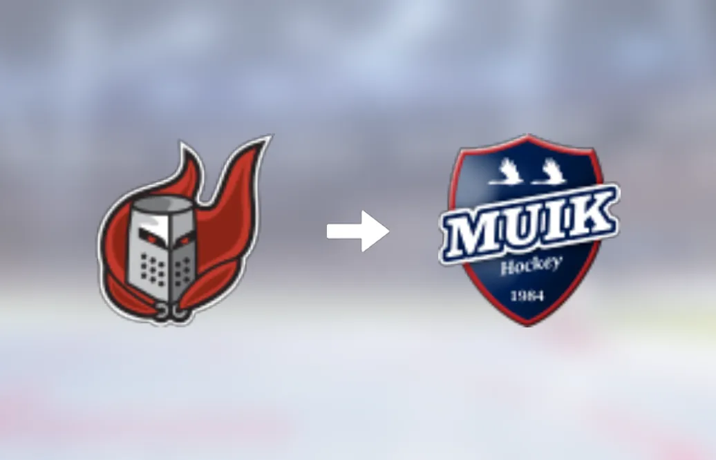 Backen Adam Wagner är nu klar för spel i Muik Hockey