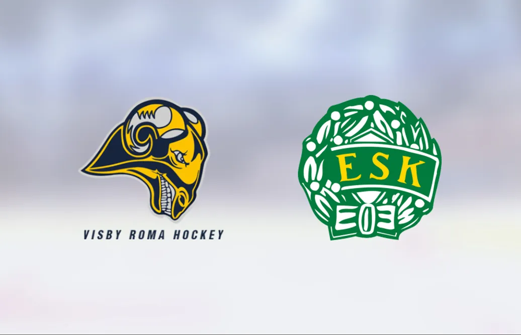 Visby/Roma vann efter avgörande i tredje perioden mot gästande Enköping