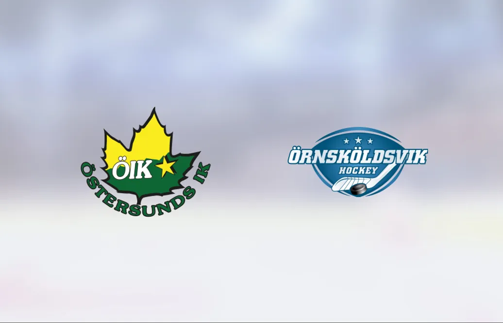 Seger för Östersunds IK hemma mot Ö-vik Hockey J18