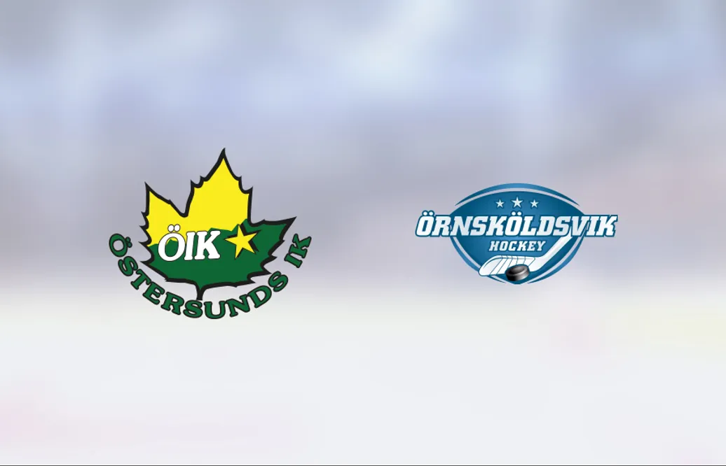Östersund ny serieledare efter 3-2 mot Ö-vik Hockey J18