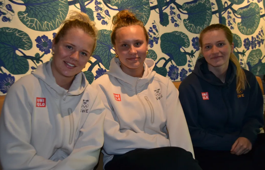 Mira Jungåker, Jenna Raunio och Hilda Svensson 