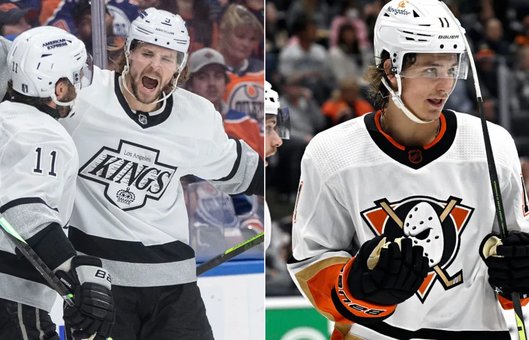 Uppgifter: Los Angeles Kings och Anaheim Ducks byter klubbmärken