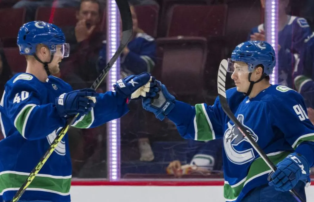 Elias Pettersson briljerade med Andrej Kuzmenko