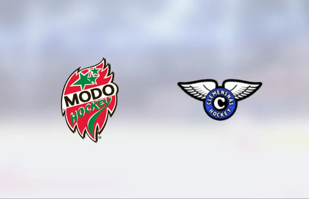 Målfest när Modo Hockey J18 krossade Clemensnäs i Modohallen