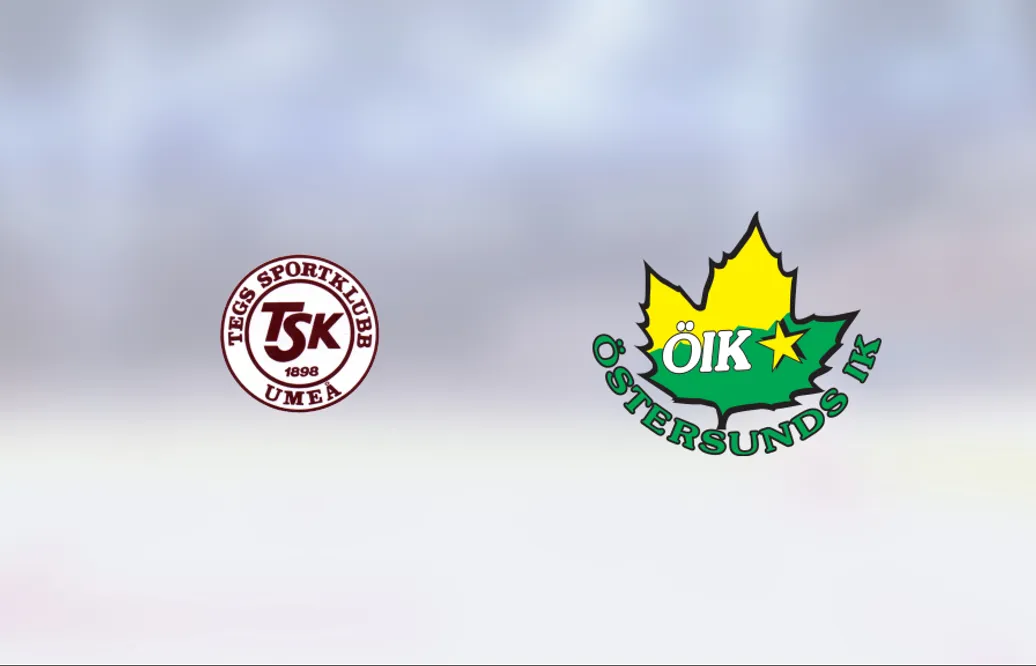 Seger för Östersunds IK på bortaplan mot Teg