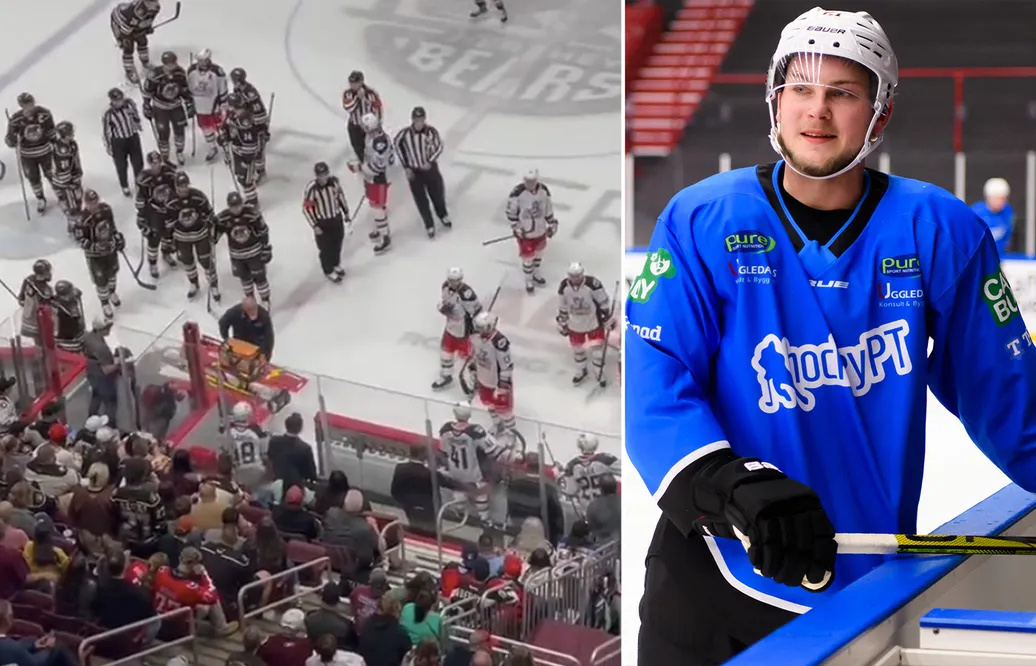 Otäcka scener - Anton Blidh kollapsade i båset
