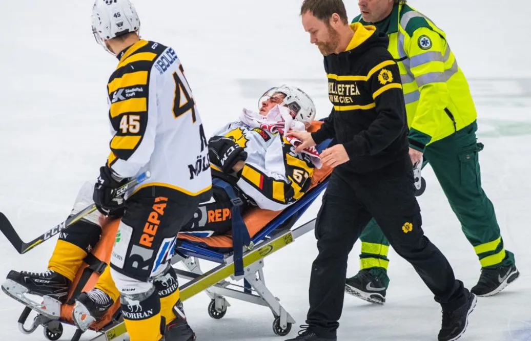 Skadedomen efter smällen: En hjärnskakning och en fraktur
