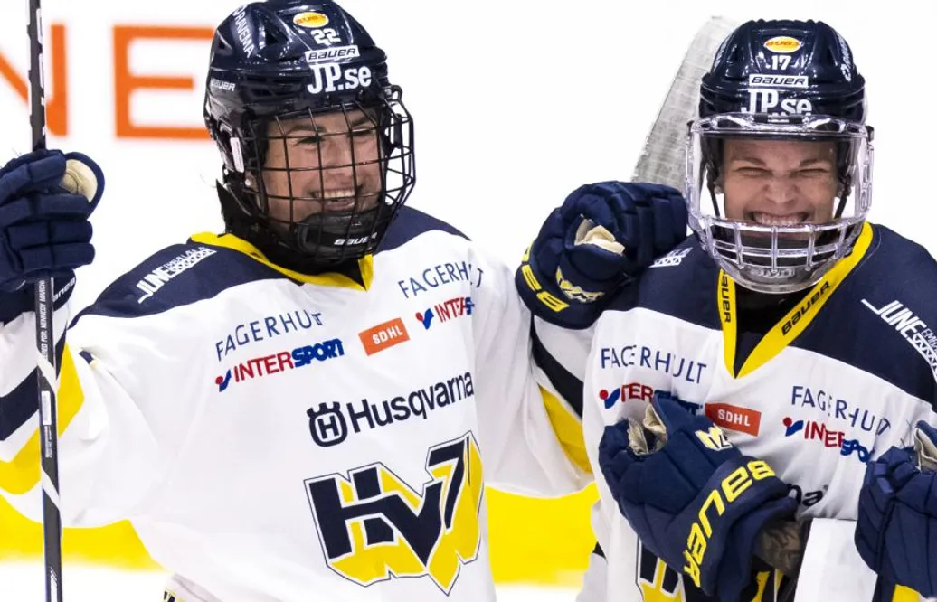 Kennedy Marchment och Danielle Stone målskyttar när HV 71 vände mot Djurgården