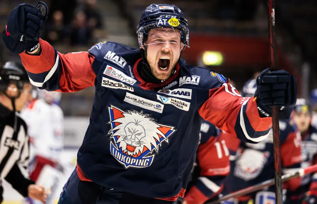 Alexander Johansson tvåmålsskytt – Linköping vinner 40-minutersmatchen