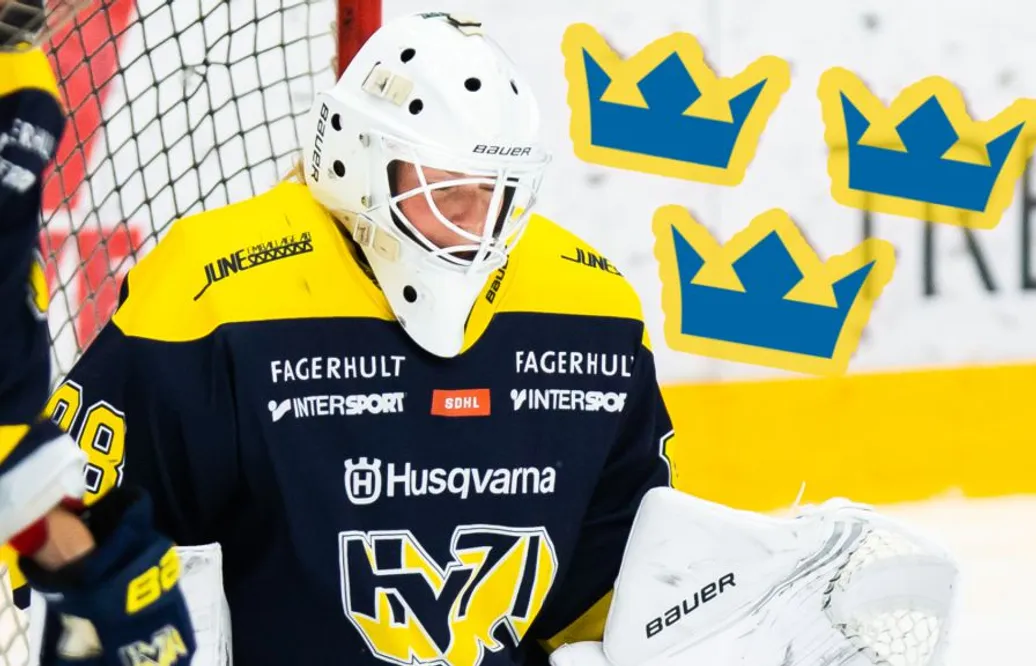 Nära att lägga av – nu är hon landslagsmålvakt