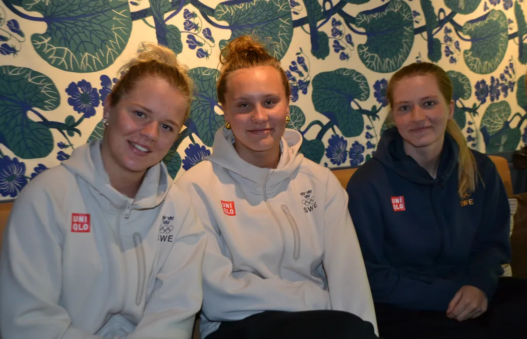 Mira Jungåker, Jenna raunio och Hilda Svensson.