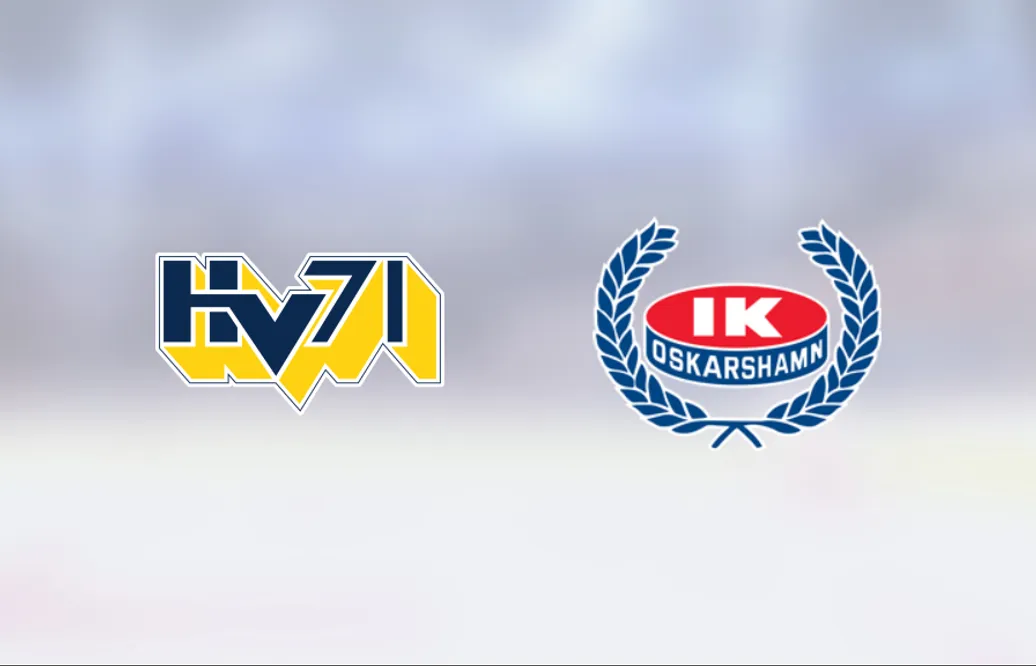 HV 71 vann hemma mot Oskarshamn