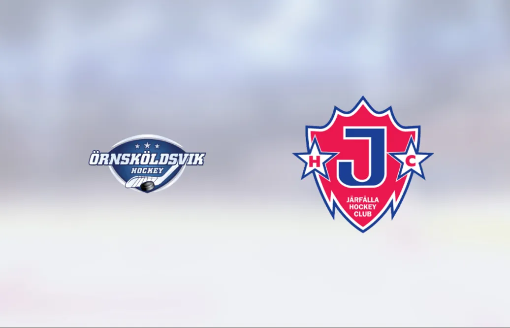 Seger för Örnsköldsvik Hockey hemma mot Järfälla