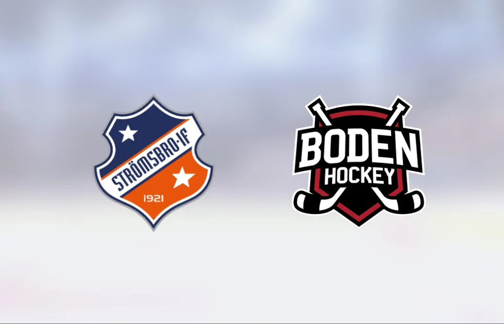 Stark seger för Bodens HF i toppmatchen mot Strömsbro