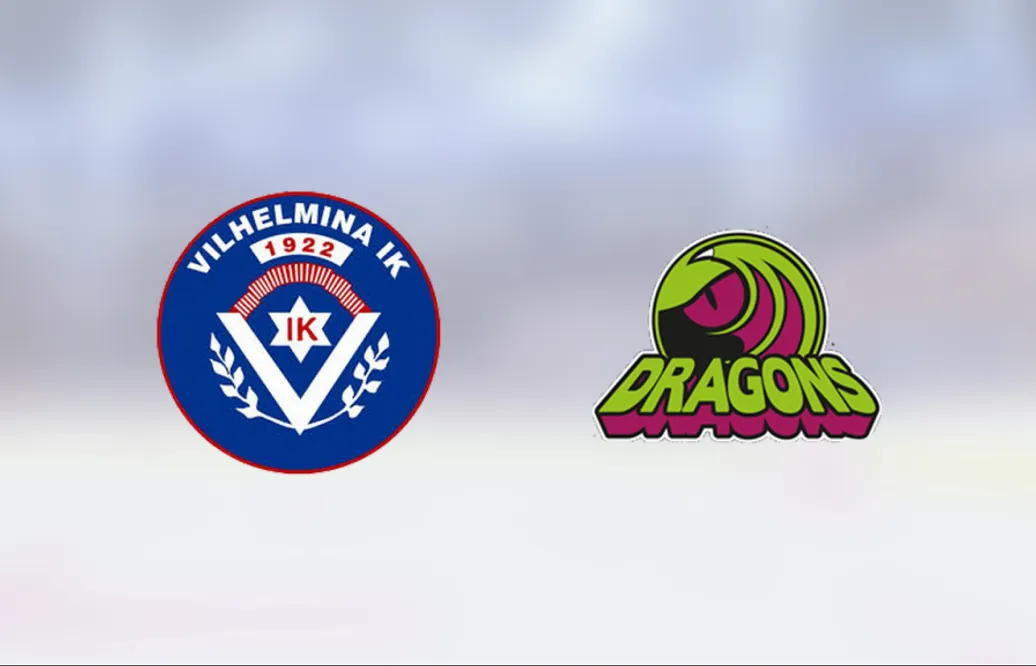 Umeå Dragons vann efter drömvändning i andra mot Vilhelmina