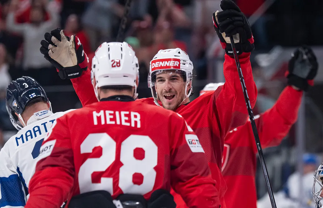 Schweiz vann mot Finland