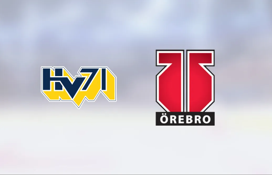 HV 71 tog hem segern efter förlängning mot Örebro Hockey J20