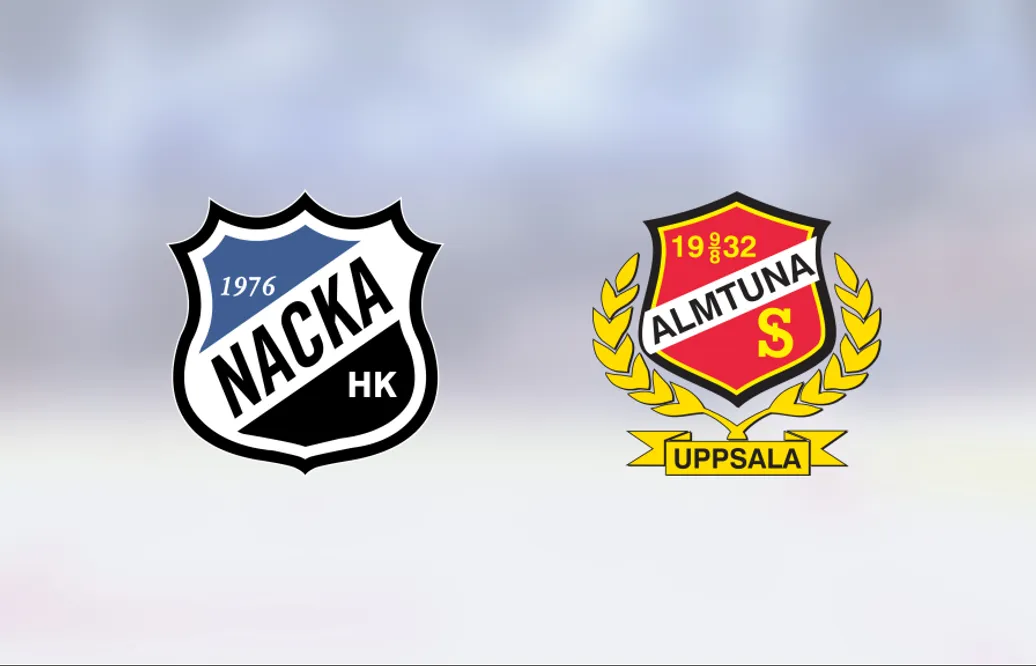Målfest när Almtuna krossade Nacka i Nacka Ishall