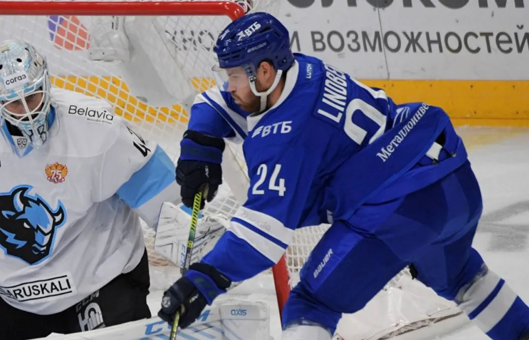Tre poäng av Oscar Lindberg i Dynamo Moskvas KHL-premiär
