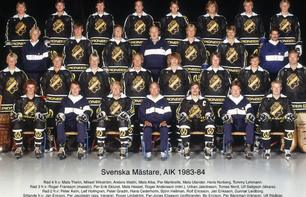 Profilerna minns AIK:s senaste SM-guld 1984