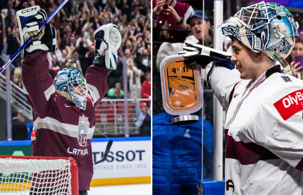 HOCKEY-VM: Arturs Silovs prisas som turneringens MVP