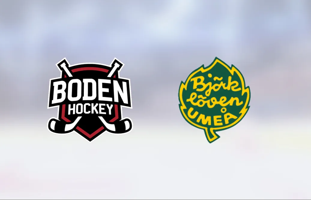 Skön seger för Björklöven mot Boden i första matchen