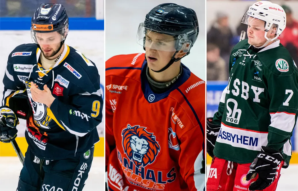 Sex under radarn-backar på Hockeyettan-marknaden
