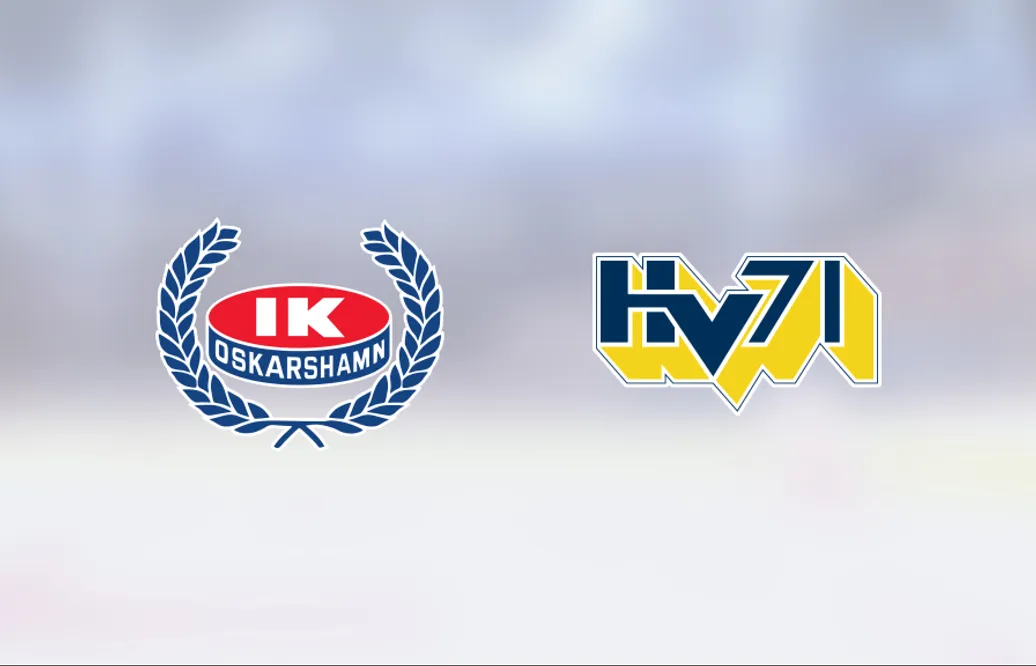 Likaläge i matchserien efter Oskarshamns seger mot HV 71