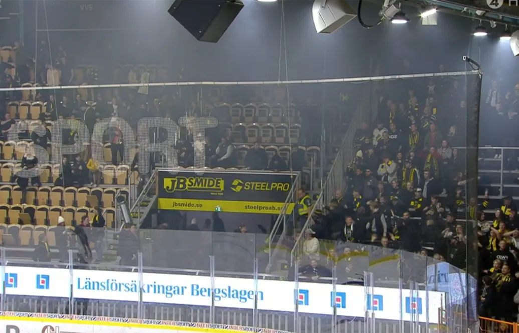 Arenan utrymd - efter brandlarm