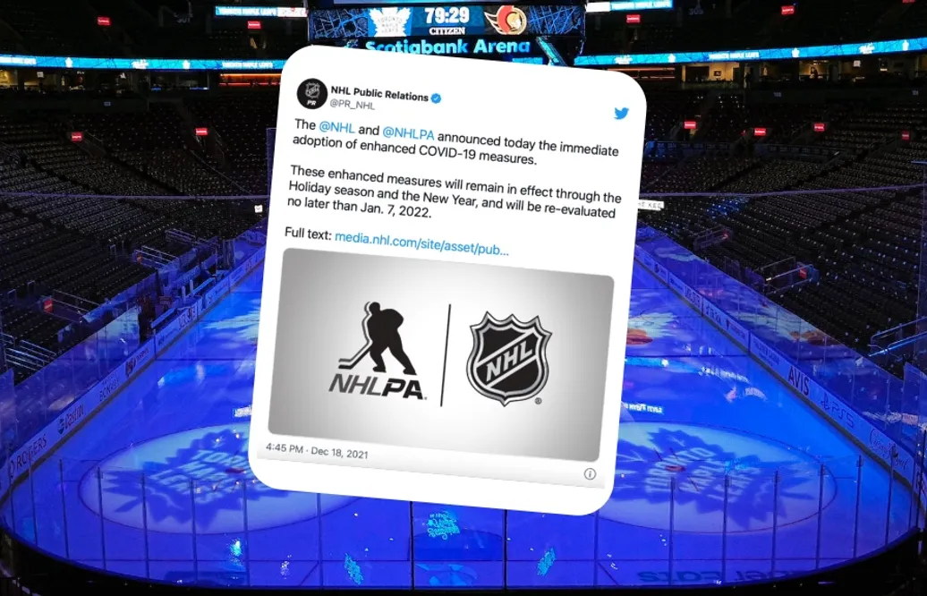 NHL tar till åtgärder – skickar ut nya förhållningsregler