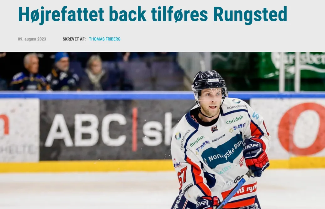 Albin Lindgren lämnar Nottingham för Rungsted