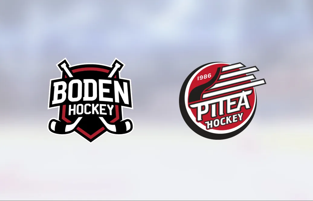 Bodens HF kvalklart trots förlust mot Piteå