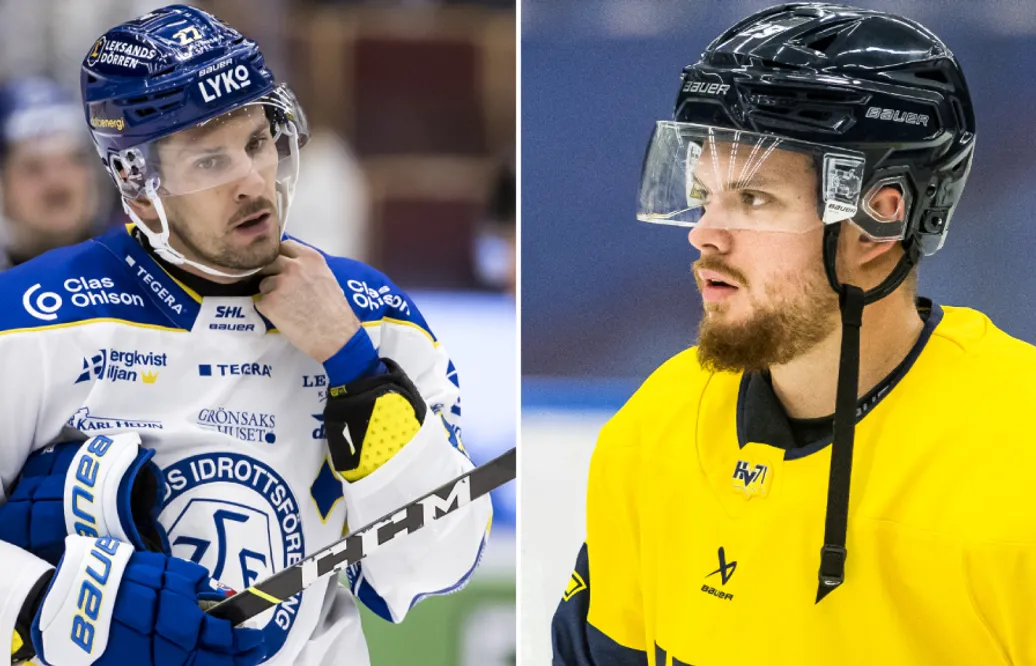 Både Marek Hrivik och Lucas Elvenes med i Leksands trupp mot Brynäs