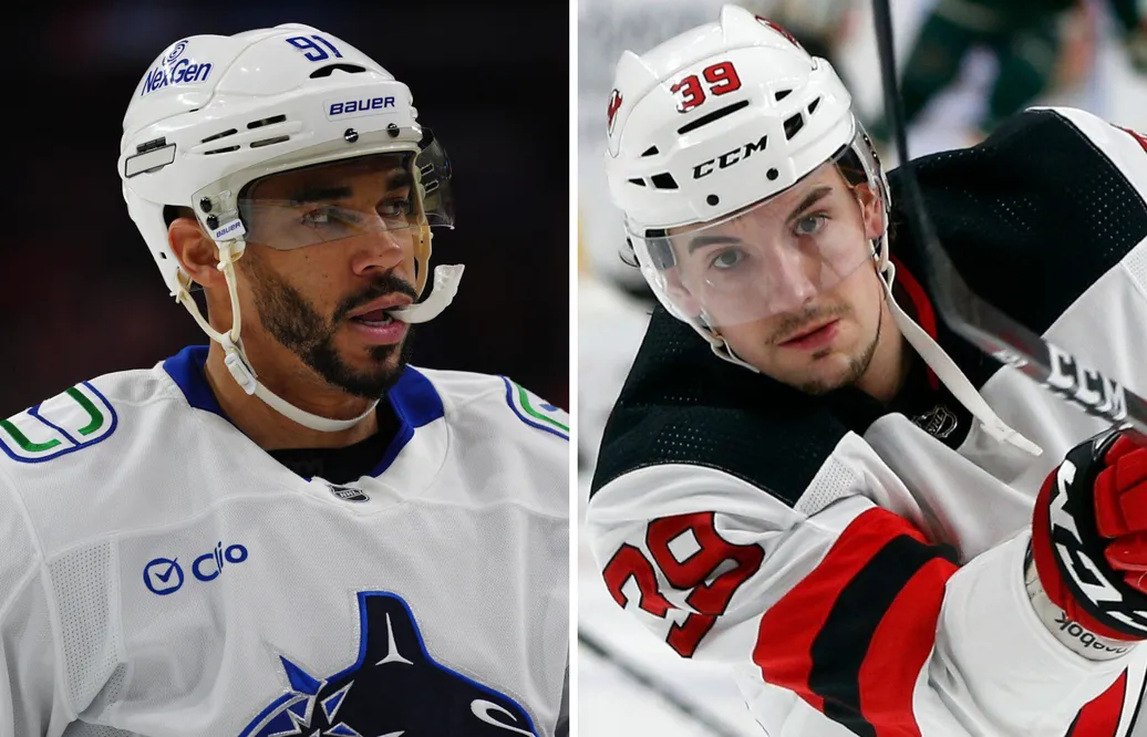 Evander Kane och Kurtis Gabriel.