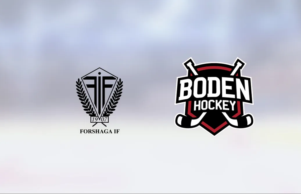Bodens HF slog Forshaga på bortaplan
