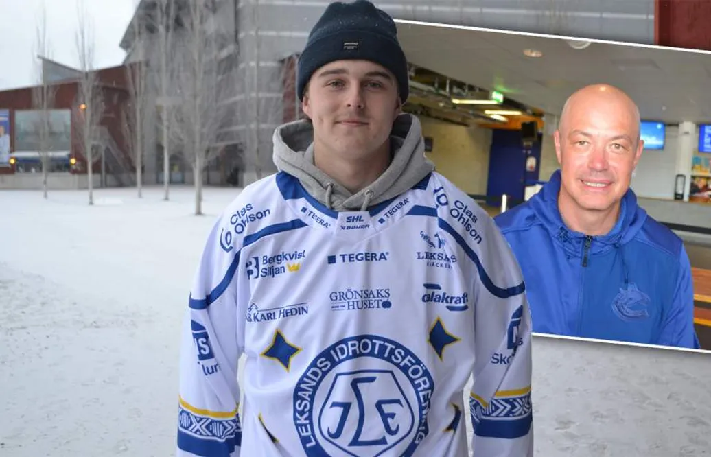 Hugo Allvin om hockeyarvet: "Alla säger att jag och pappa är väldigt lika"