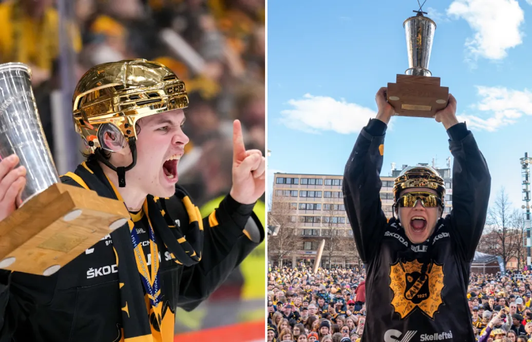 Axel Sandin Pellikka skriver NHL-kontrakt med Detroit Red Wings