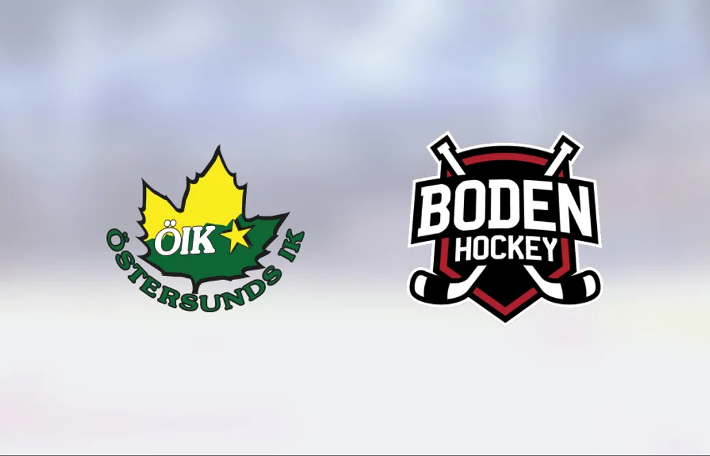 Östersund slog Boden efter Gusten Alanders dubbel