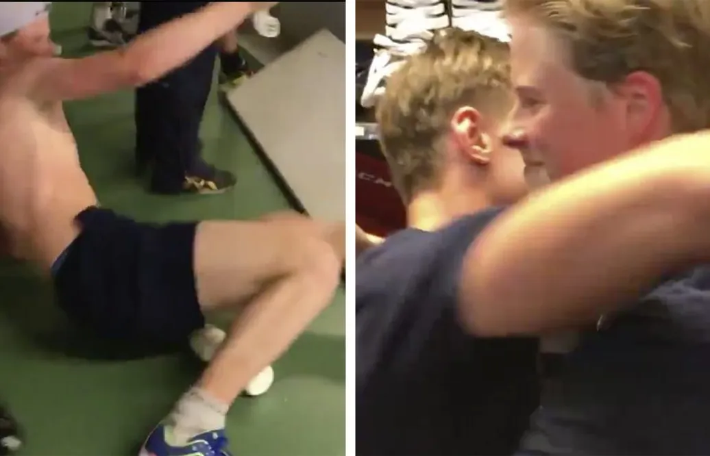 Efter våldsamma och uppmärksammade tacklingen – nu kramas de