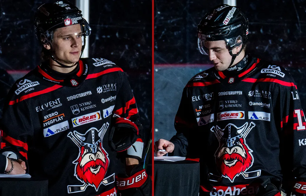 Duon förlänger med Nybro – skriver på direkt på isen