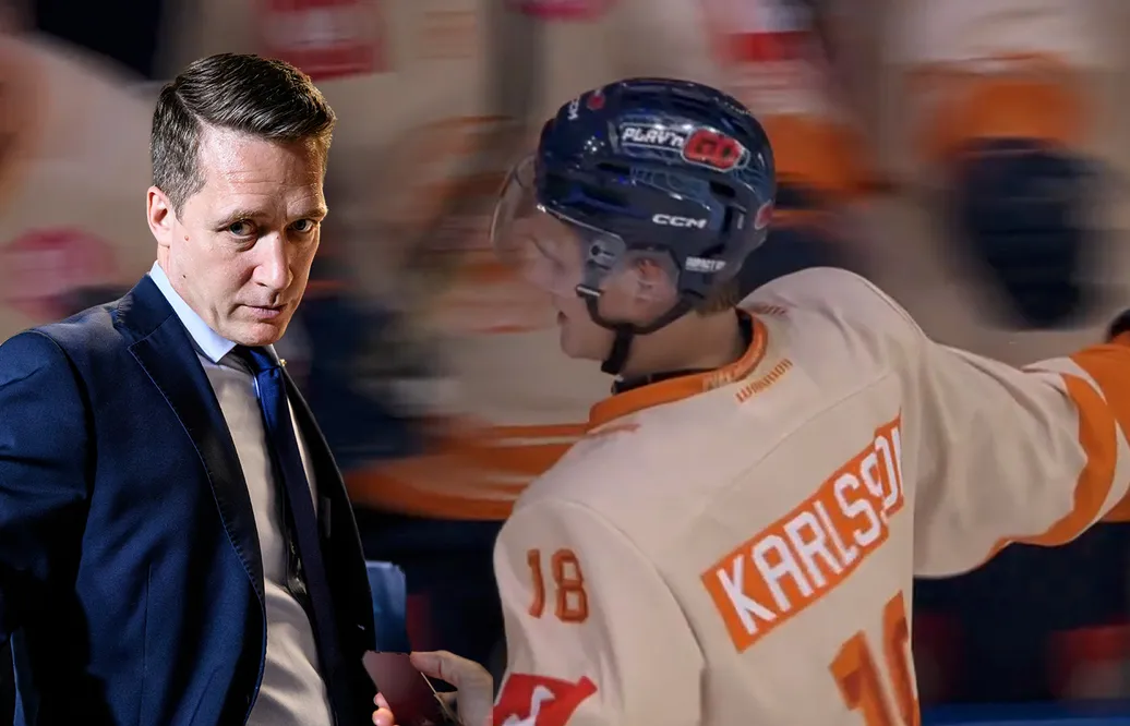 Olle Karlsson fick näta för första gången på seniornivå.